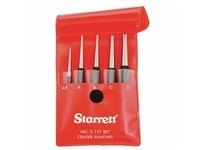 Starrett S117PC Steel Center Punch Set with Round Shank | YarinInd