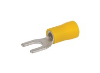NSI Industries S12-10V-BULK MT-MINITERMS 12-10 AWG VINYL INSULATED SPADE TERMINAL #10 STUD BULK PACK OF 500