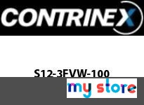 Contrinex S12-3FVW-100 DC MICRO M12 Standard Cordsets | 10m PVC Cable
