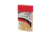 NSI Industries S12-8V-P MT-MINITERMS 12-10 AWG VINYL INSULATED SPADE TERMINAL #8 STUD 50 PC. PRO PACK