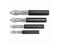 Starrett S166Z Pin Vise Set with Insulated, Octagonal Handles, .030"-.187" (0.8mm-4.8mm) Range, CasePin Vise Set with Insulated,