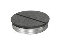 Hubbell Wiring S1FP15BL SYS 1 1/2" PLUG BK FINISH | YarinInd