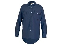 MCR S1NX2T FR Long Sleeve Work Shirt Navy X2T | YarinInd
