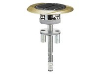 Hubbell Wiring S1PT4X4BRS3 SYS ONE 1-PC 4X4 BRS FLNG BLK COV