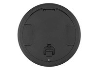 Hubbell Wiring S1R10CVRTRBLK SYSTEM1 10IN TAMPER RESISTANT COVER BLK