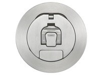 Hubbell Wiring S1R4CVRALU S1R 4 COVER BRUSHED ALUMINUM