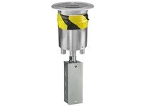 Hubbell Wiring S1R4PTQUADALU S1R 4 FITTING QUAD ALUMINUM COVER