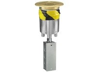 Hubbell Wiring S1R4PTQUADBRS S1R 4 FITTING QUAD BRASS COVER