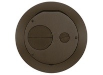 Hubbell Wiring S1R6FFCVRBRZ Furniture Feed Cover Bronze | Durable Solutions