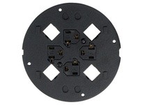 Hubbell Wiring S1SP4X4SYS SUBPLATE 4X4 SYSTEMAX SYS 1 | YarinInd