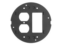 Hubbell Wiring S1SPDUSL SYSTEMONE SUBPLATE DUPLEX/STYLELINE