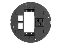 Hubbell Wiring S1SPEXT4 SYSTEMONE SUBPLATE EXT 2 AAP w/ 20A DUP