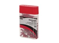 NSI Industries S22-6V-P MT-MINITERMS 22-18 AWG VINYL INSUALTED SPADE TERMINAL #6 STUD 100 PC. PRO PACK