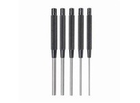 Starrett S248 Steel Drive Pin Punch Set, 0-8"/0-200mm Length, 1/8"/3mm, 3/16"/5mm, 1/4"/6mm, 5/16"/8mm, 3/8"/9.5mm Punch Diamete