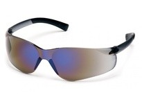 Pyramex Ztek S2575S Safety Glasses | Blue Mirror Lens & Temples