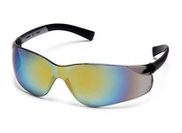 Pyramex Ztek S2590S Safety Glasses Gold Mirror Lens | Durable Protection