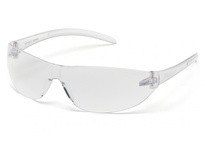 Pyramex Alair S3210S Safety Glasses Clear Lens and Clear Temples | Durable Eye Protection