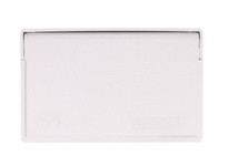 Cooper Eaton S3966W-SP Cover 1G GFCI/Deco Wet Loc Hor Plas White