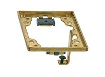 Hubbell Wiring S5017G ADAPT FRAME W/GROUND LUGS BRS