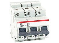 ABB S503-K20 Miniature Circuit Breaker 20A 3 Pole K Curve Thermal/Magnetic S500