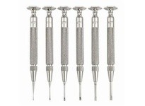 Starrett S555Z-6 Jewelers Screwdriver Set, .025in (0.6mm) to .070in (1.8mm) | Precision Tools