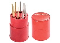 Starrett S565WBS Steel & Brass Drive Pin Punch Set | Precision Tools
