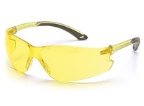 Pyramex Itek S5830S Safety Glasses Amber Lens and Amber TemplesItek Safety Glasses Amber Lens and Amber Temples