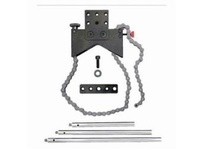 Starrett S668A Shaft Alignment Clamp Set, with 1 each: Chain Clamp, Extension Plate, Posts (5", 7-7/16", 9"), without CaseShaft 