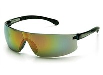 Pyramex Provoq S7255S Safety Glasses Multi-color Mirror Lens | Gray Temples