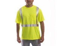 Tingley S75022-S JOB SIGHT Hi-Vis Class 2 T-Shirt Short Sleeve 1 Pocket - Fluorescent Yellow-Green Size S