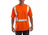 Tingley S75029-XL JOB SIGHT Hi-Vis Class 2 T-Shirt Short Sleeve 1 Pocket - Fluorescent Orange-Red Size XL