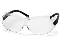 Pyramex OTS XL S7510STJ Safety Glasses Clear H2X Anti-Fog Lens | Durable Protection