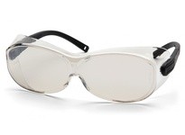 Pyramex OTS XL S7580SJ Safety Glasses Indoor/Outdoor Mirror Lens | YarinInd