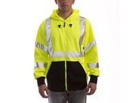 Tingley S78122-XL JOB SIGHT Hi-Vis Class 3 Sweatshirt | Fluorescent Yellow