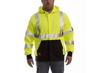 Tingley S88122-3XL JOB SIGHT FR Hi-Vis Class 3 Flame Resistant Sweatshirt Zipper Closure 2 Pockets Reflective Tape Size 3XL