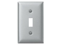 Hubbell Wiring SA1 WALLPLATE 1-G TOG OPENING ALUM | Industrial Supplies