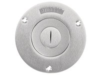 Hubbell Wiring SA2525 F-BOX CVR RND (2-1/8"X 3/4") ALU