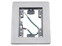 Hubbell Wiring SA3083W FLANGE 1-G RECTANGULAR ALU