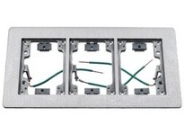 HBL-WDK SA3085 CARPET FLANGE, 3-G, RECTANGULAR ALU