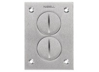 Hubbell Wiring SA3625 F-BOX CVR RECT 2) 1.5" ALU | High-Quality Industrial Supplies