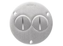 Hubbell Wiring SA3725 F-BOX CVR RND 2) 1.5" ALU | YarinInd