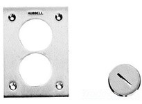 Hubbell Wiring SA5007 FLUSH PLUG 1 1/2" ALU | YarinInd