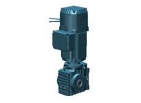 SEW SA57 DRN80M4/BE1HR Speed 1751/16 Total Ratio 110.73/Infinite 1HP 60 Hz 230/460V Helical Worm Gearmotor