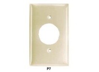 Hubbell Wiring SA7 WALLPLATE 1-G 1.40 OPENING ALU