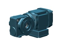 SEW SAF37 DRN71MS4/DH Speed 1720/68 Total Ratio 25.38/Infinite 0.33 HP 230/460V 60 Hz 8070280166.10.10.001 Helical Worm Gearmoto