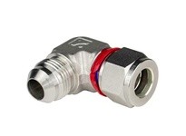 Superlok SAUEI-16-16U Male AN/JIC Elbow Connector 1"T X 1"M JIC 37° - AN Union Elbow - 1-5/16-12 Straight Thread - 316 Stainless