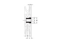 Fenner Industrial Motion SB0020 BUSHING SHOULDER .390ID X .873