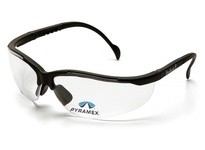 Pyramex V2 Readers SB1810R10 Safety Glasses Clear +1.0 Lens | Black Frame
