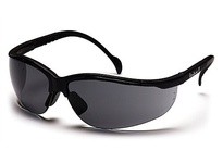 Pyramex Venture II SB1820ST Safety Glasses Gray H2X Anti-Fog Lens and Black FrameVenture II Safety Glasses Gray H2X Anti-Fog Len