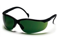 Pyramex Venture II SB1860SF Safety Glasses 3.0 IR Filter Lens | Black Frame